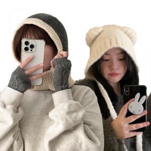 [HOLYG] 겨울맞이 따뜻한 니트 겨울모자/바라클라바/후드모자/방한모자/트루퍼햇 모음