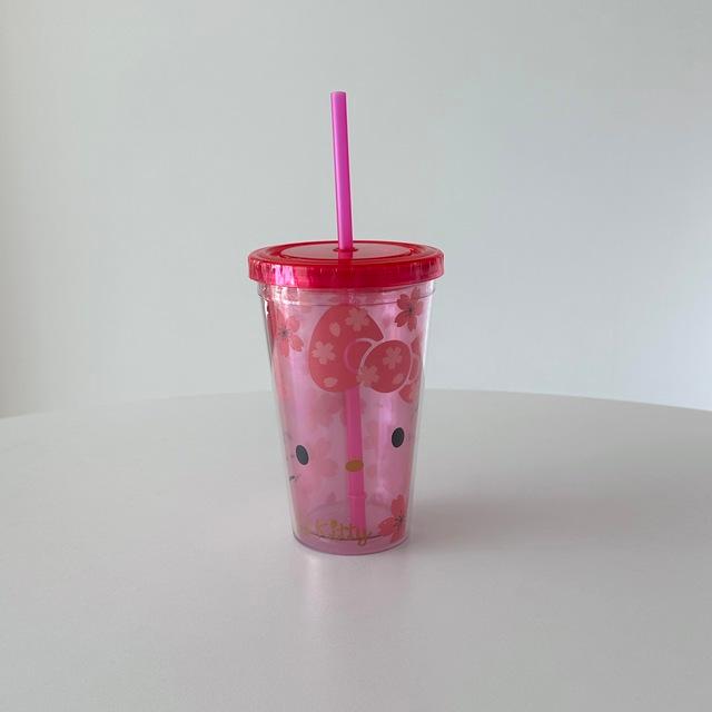 키티 빨대컵(450ml)