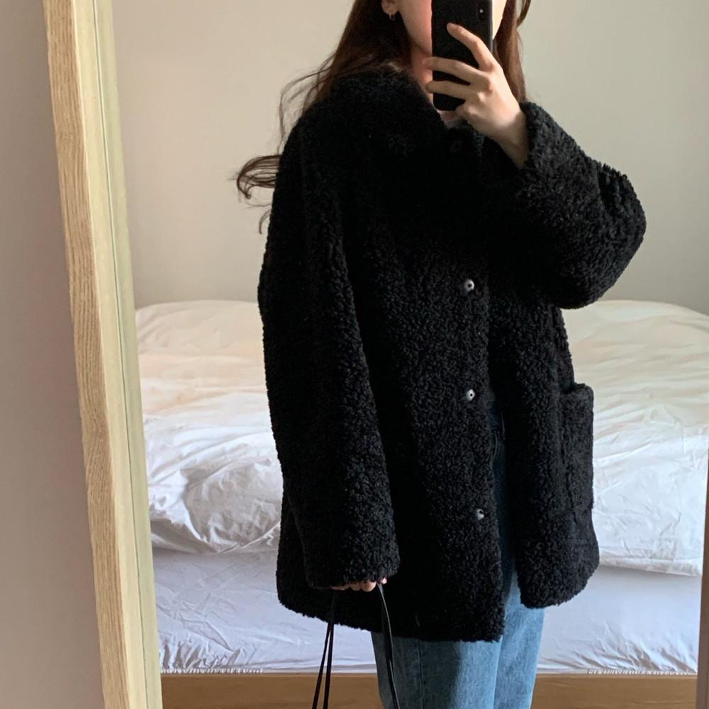 Fllanel 플라넬 테디리버시블무스탕