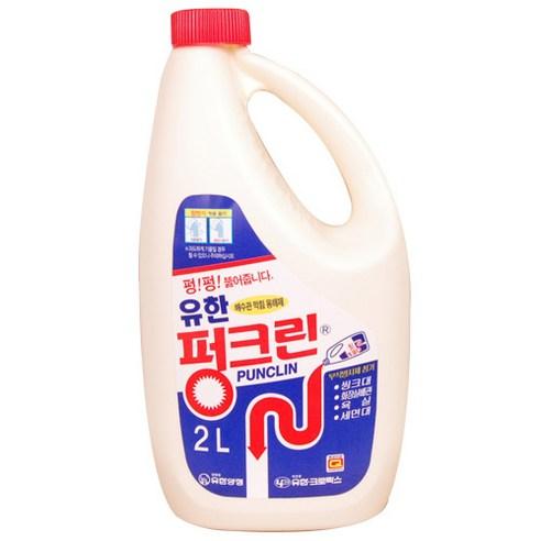 유한락스 펑크린 배수구세정제, 2L, 1개