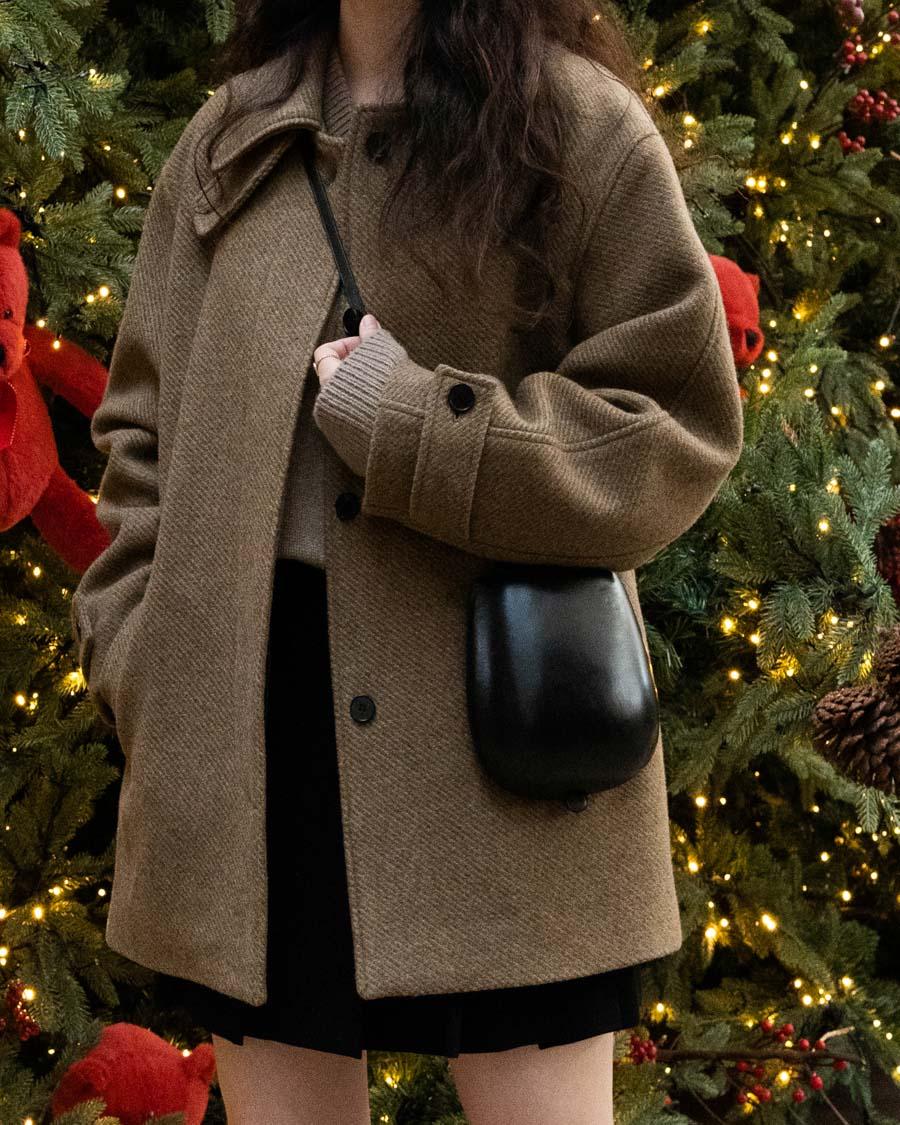 (11/11 19:00) Kate wool half coat - camel brown