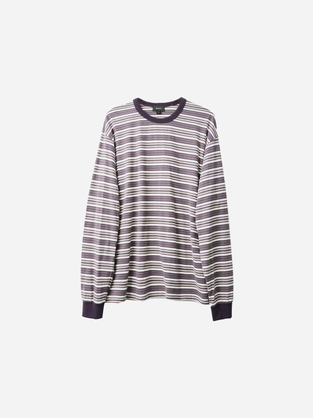 EASY STRIPE LONGSLEEVE (PURPLE)