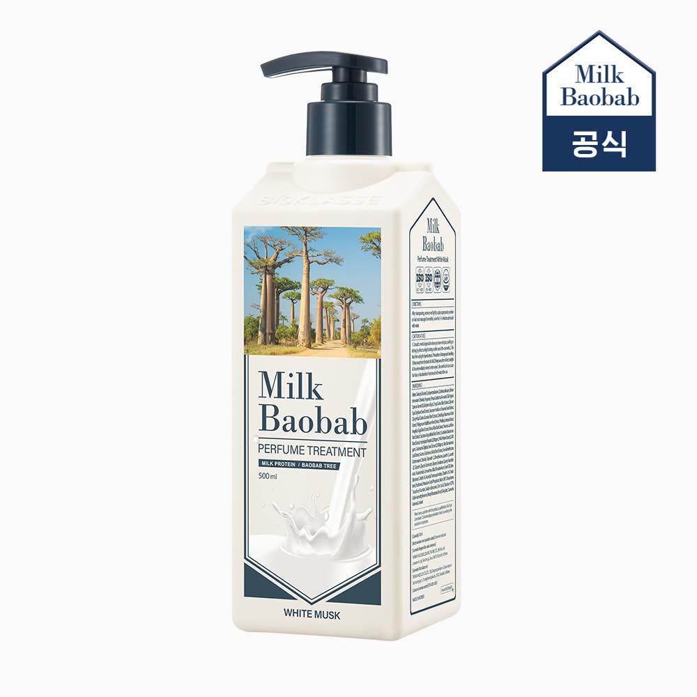 밀크바오밥 퍼퓸 트리트먼트 화이트머스크, 500ml, 1개