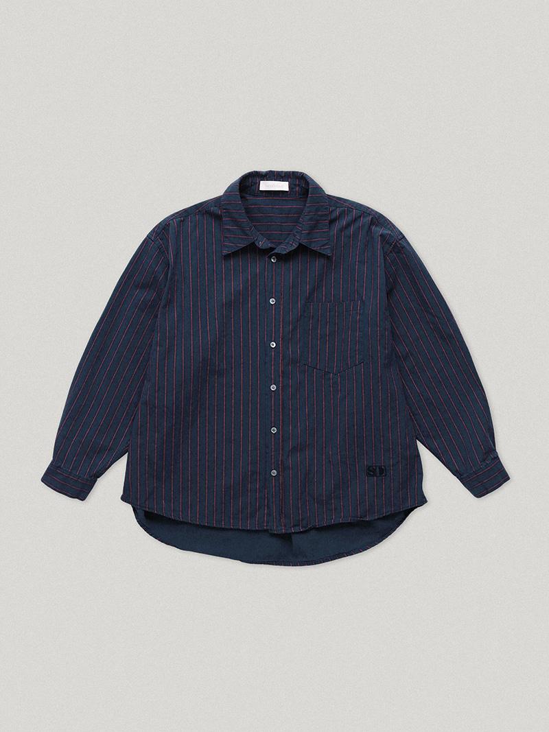 Juniper Striped Shirts Navy