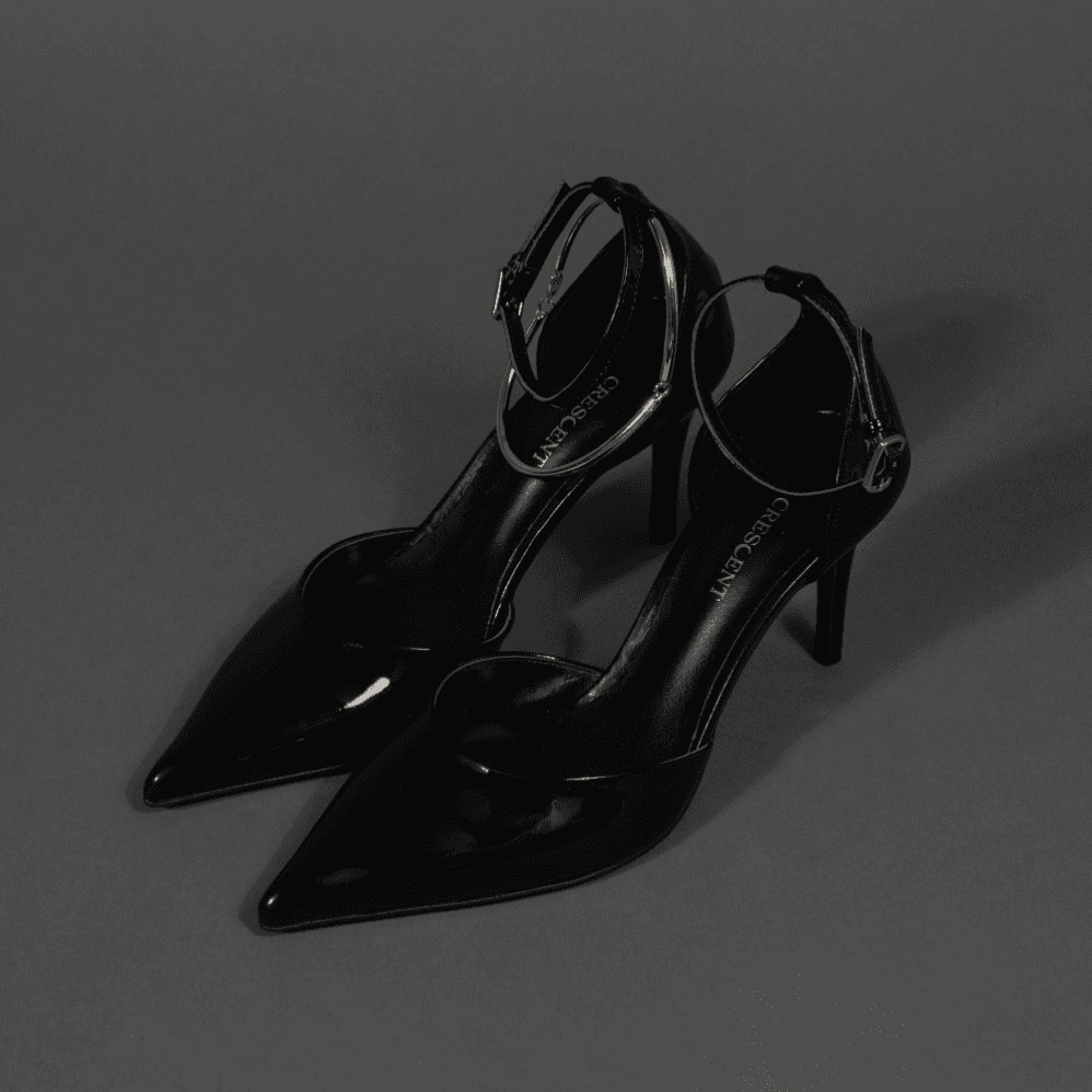 NOIR PUMPS HILL -black