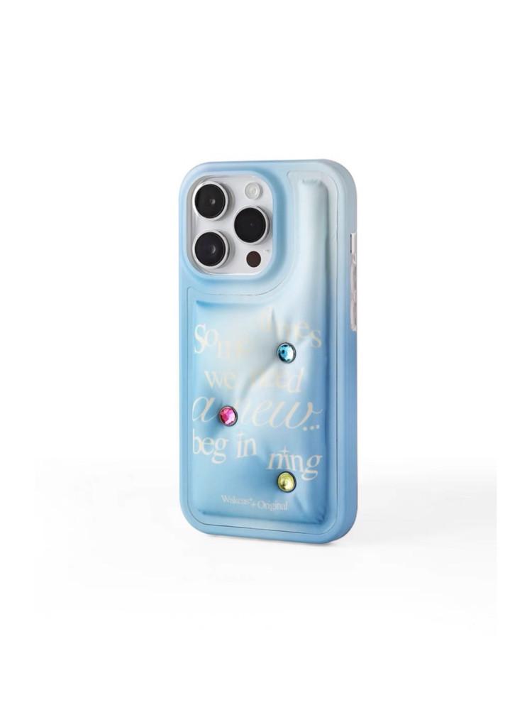 블링블링 비즈 레터링 아이폰 14 케이스