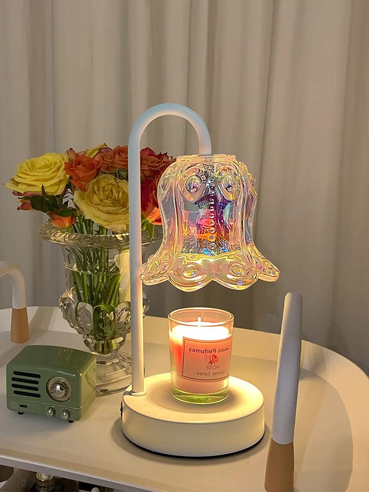 오로라 플라워 캔들워머 침실 테이블 무드등