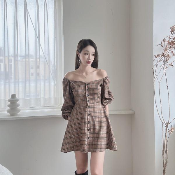Pre-order | 루브르 드레스 [글램 & 쁘띠] Louvre Dress 2SIZE