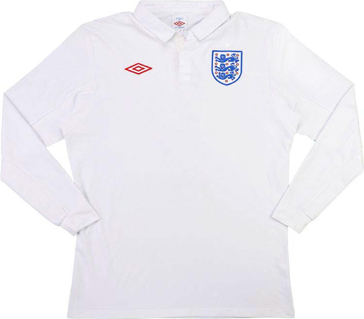 2009-10 England Home L/S Shirt (Very Good) XS