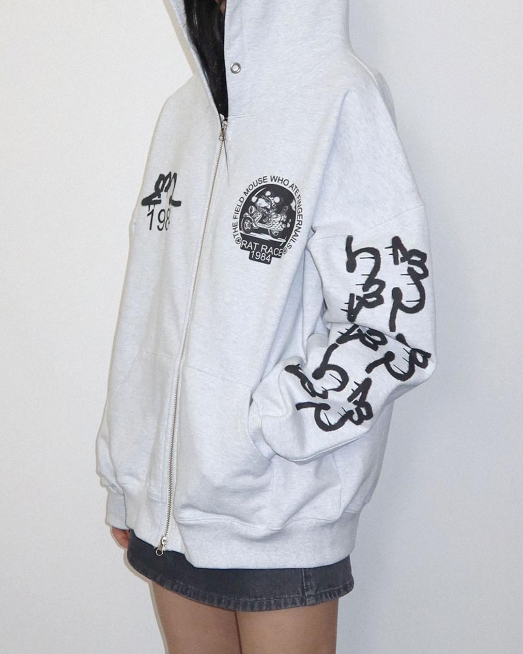 [PLZPROJECT]RAT HOOD ZIP-UP [9/7 예약배송]