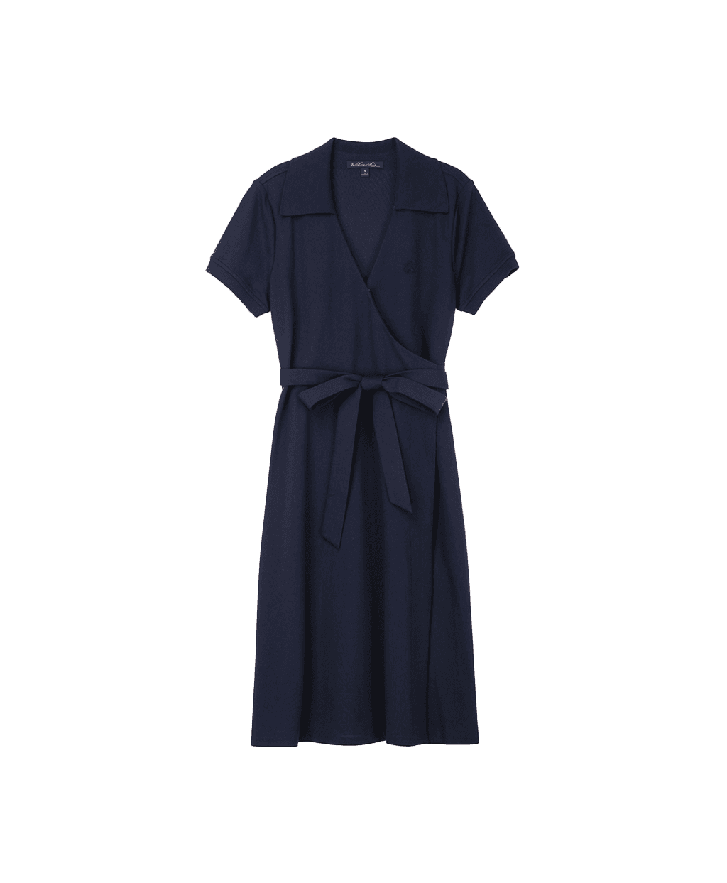 [여성] 코튼 피케 폴로 랩 원피스 (네이비) - Brooks Brothers