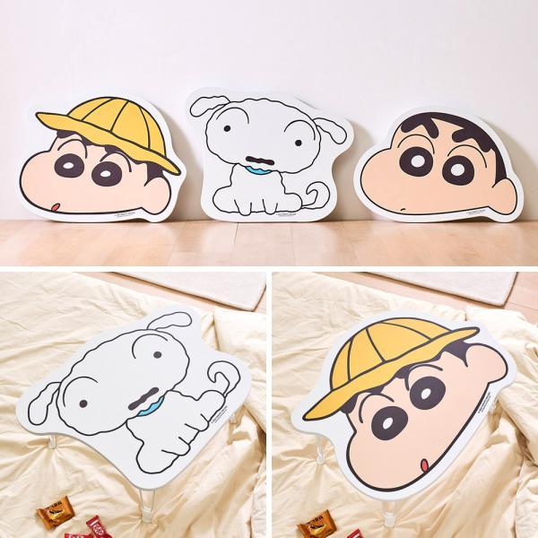 짱구 접이식 테이블 3종 / 짱구얼굴 테이블 / 흰둥이 테이블 / 해바라기반 짱구 테이블