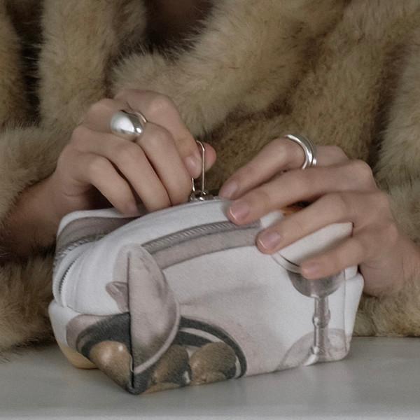 (MTCxOCT)Breakfast Scene Pouch