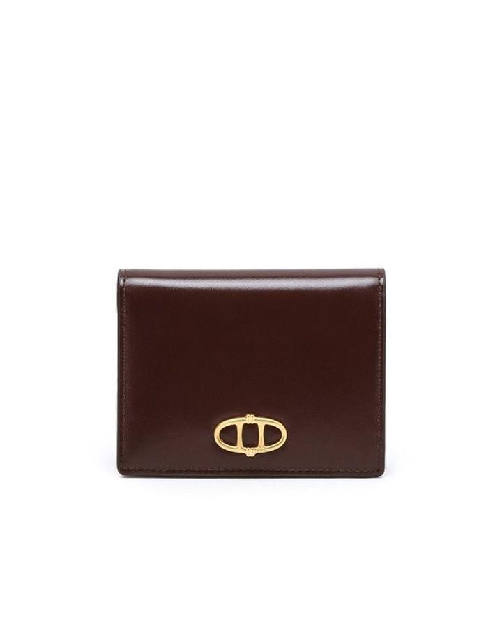 [25SS 아떼 바네사브루노 ACC 남성]버건디 거울 지폐 반지갑_AAHO5E329D3
