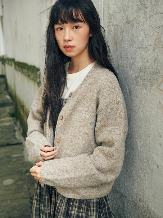 Ebbe Mild Wool Cardigan Beige