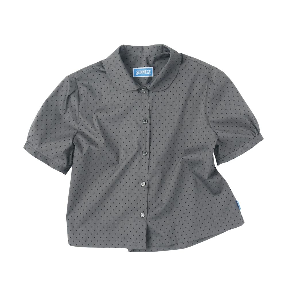 P.D. Round Collar S/S Shirt - Charcoal