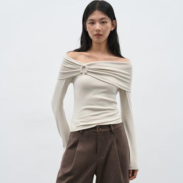 Ring Off-shoulder Top