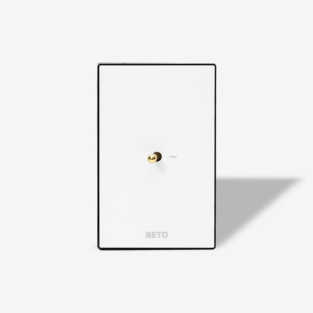 베토 화이트 전등 토글 1구 스위치