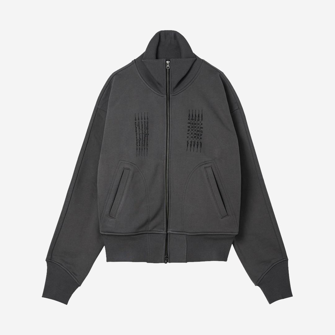 Ecrzn Sak Yant Zip-Up Jacket Grey