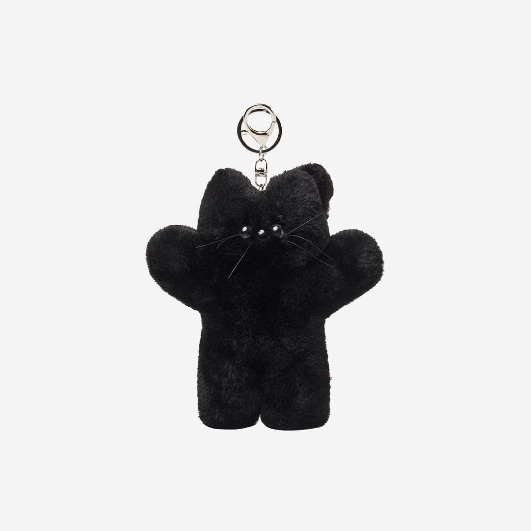 Lelbobrown Little Cat Keyring Black