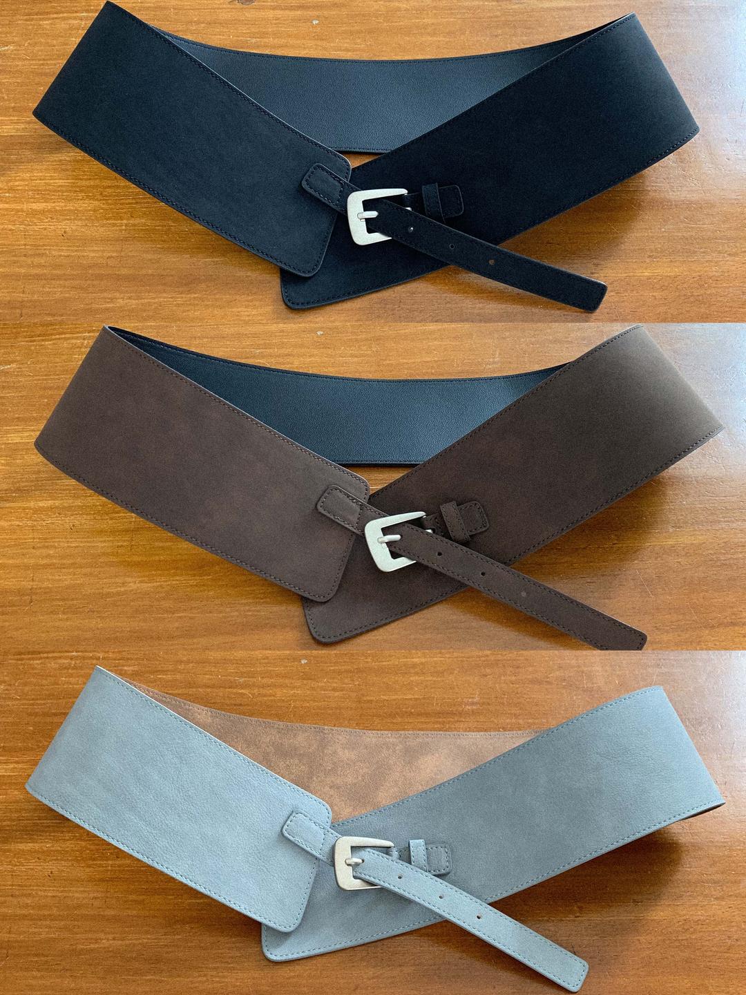 WIDE FAUX LEATHER BELT_3c