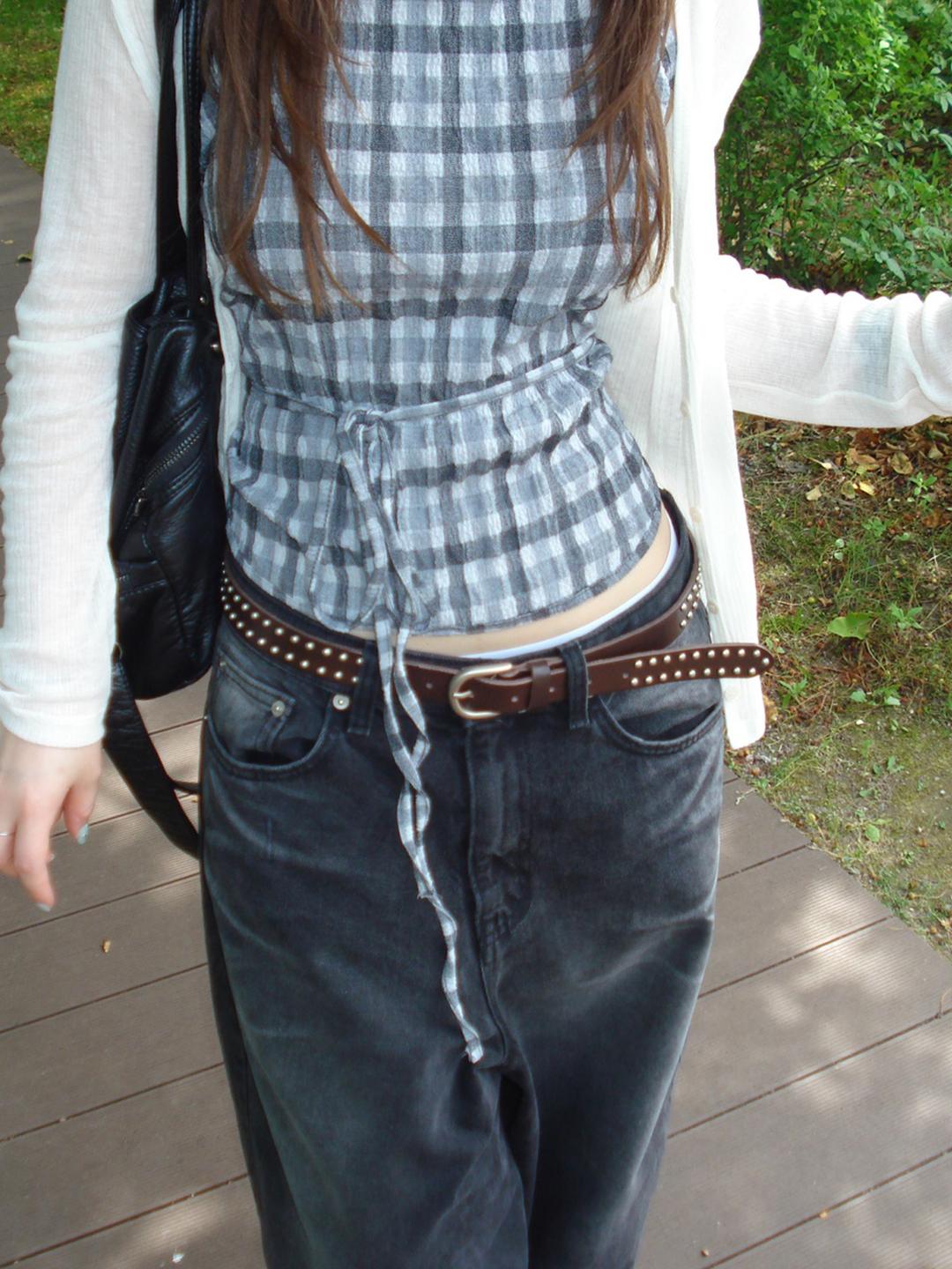 dark stud belt