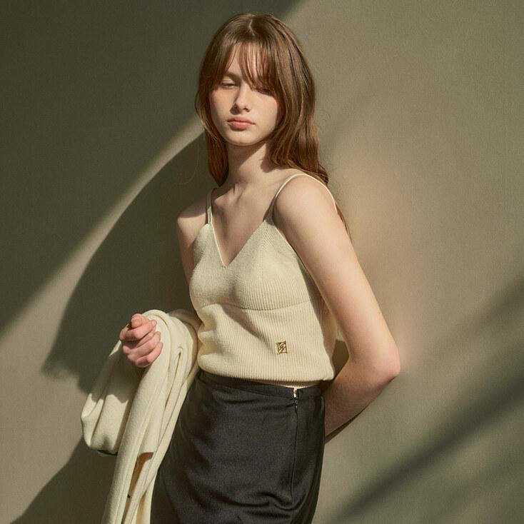 SIKN2060 BCI cotton bustier_Butter