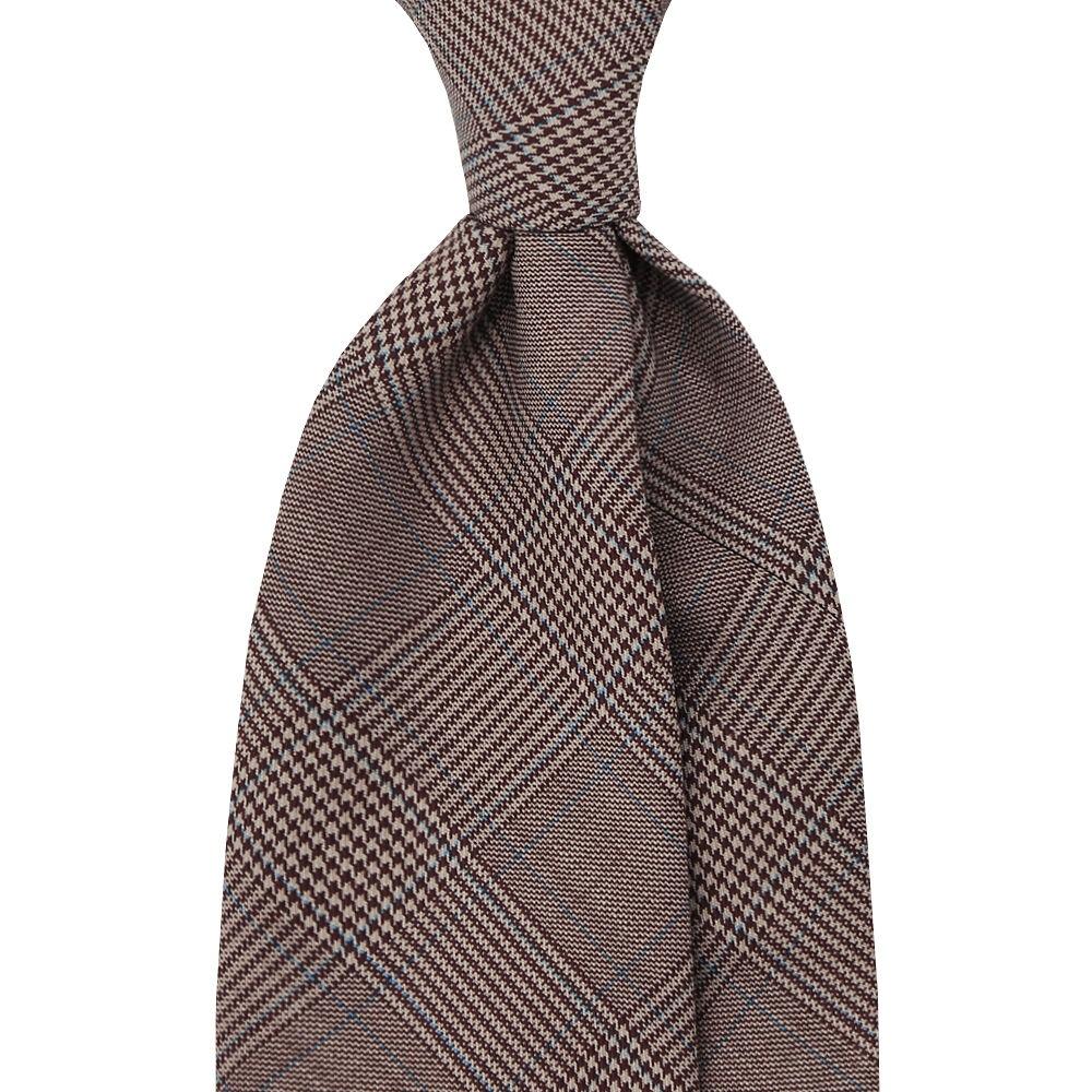 프리미엄 울 브라운 글렌체크 스포데라토