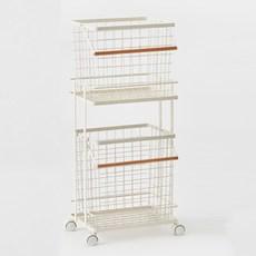 한샘 컴포트 와이어 햄퍼 빨래바구니 2단