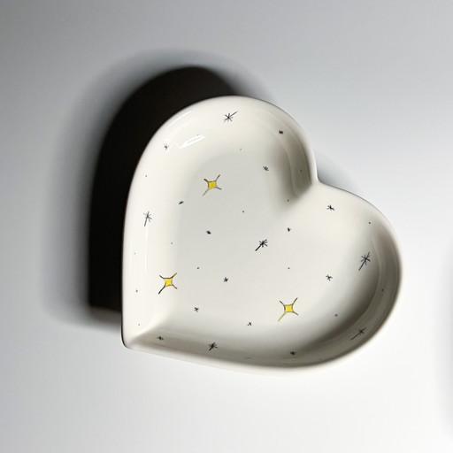 샤이닝 하트 접시