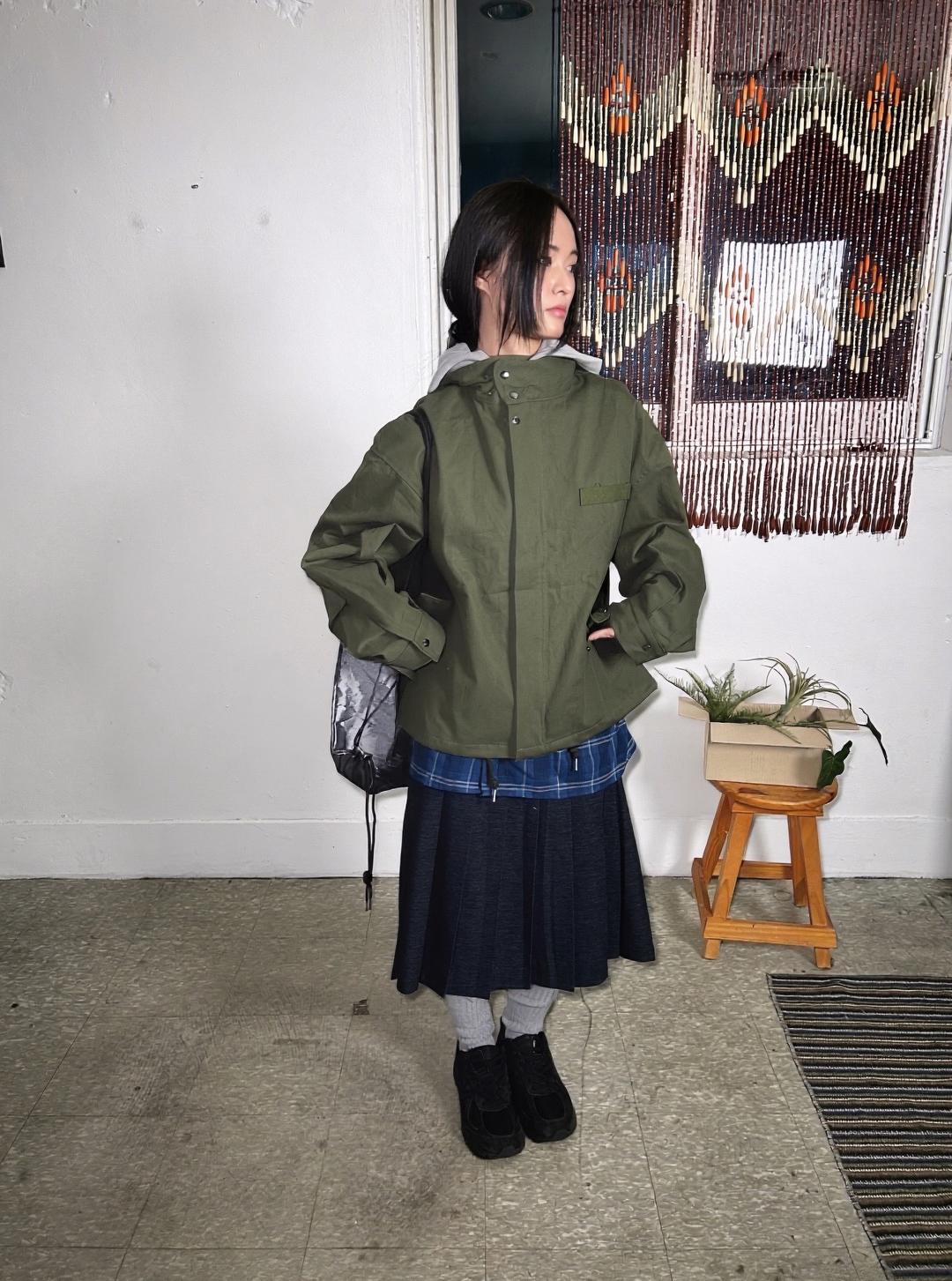 hood short-safari jacket