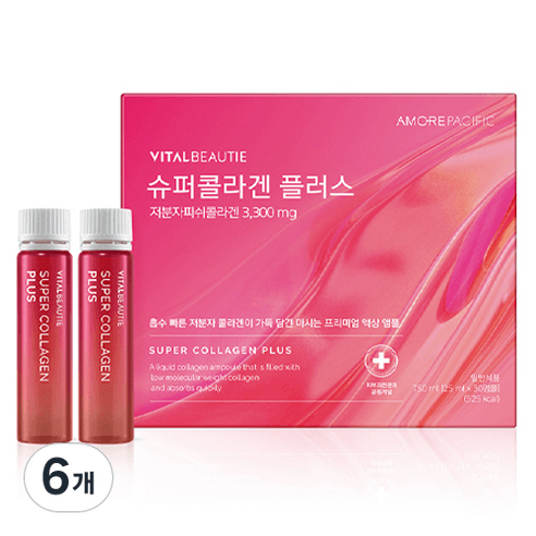 바이탈뷰티 슈퍼콜라겐 플러스 30p, 750ml, 6개
