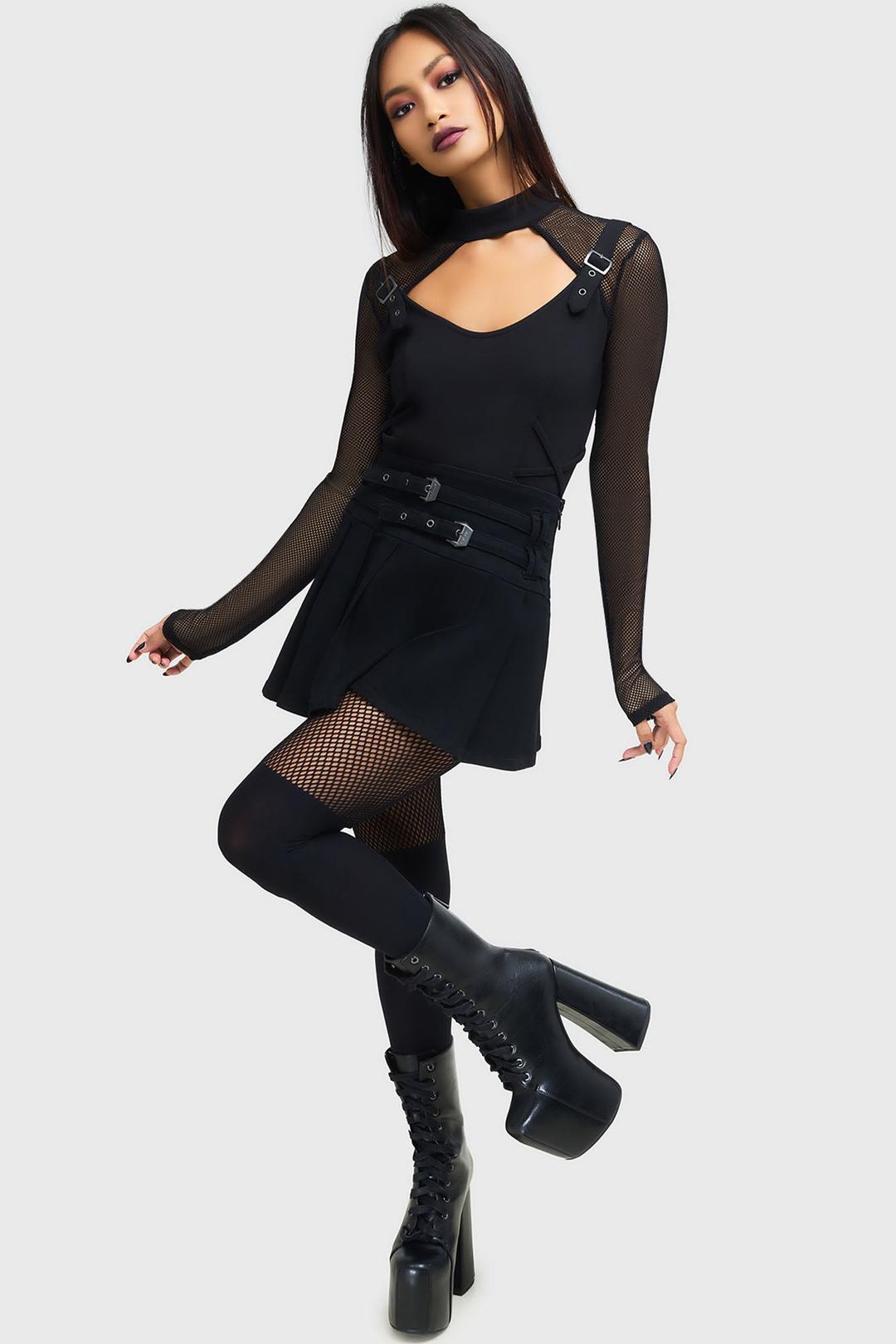 Techtrash Top - XS / Black / 63% Viscose 32% Polyamide 5% Elastane
