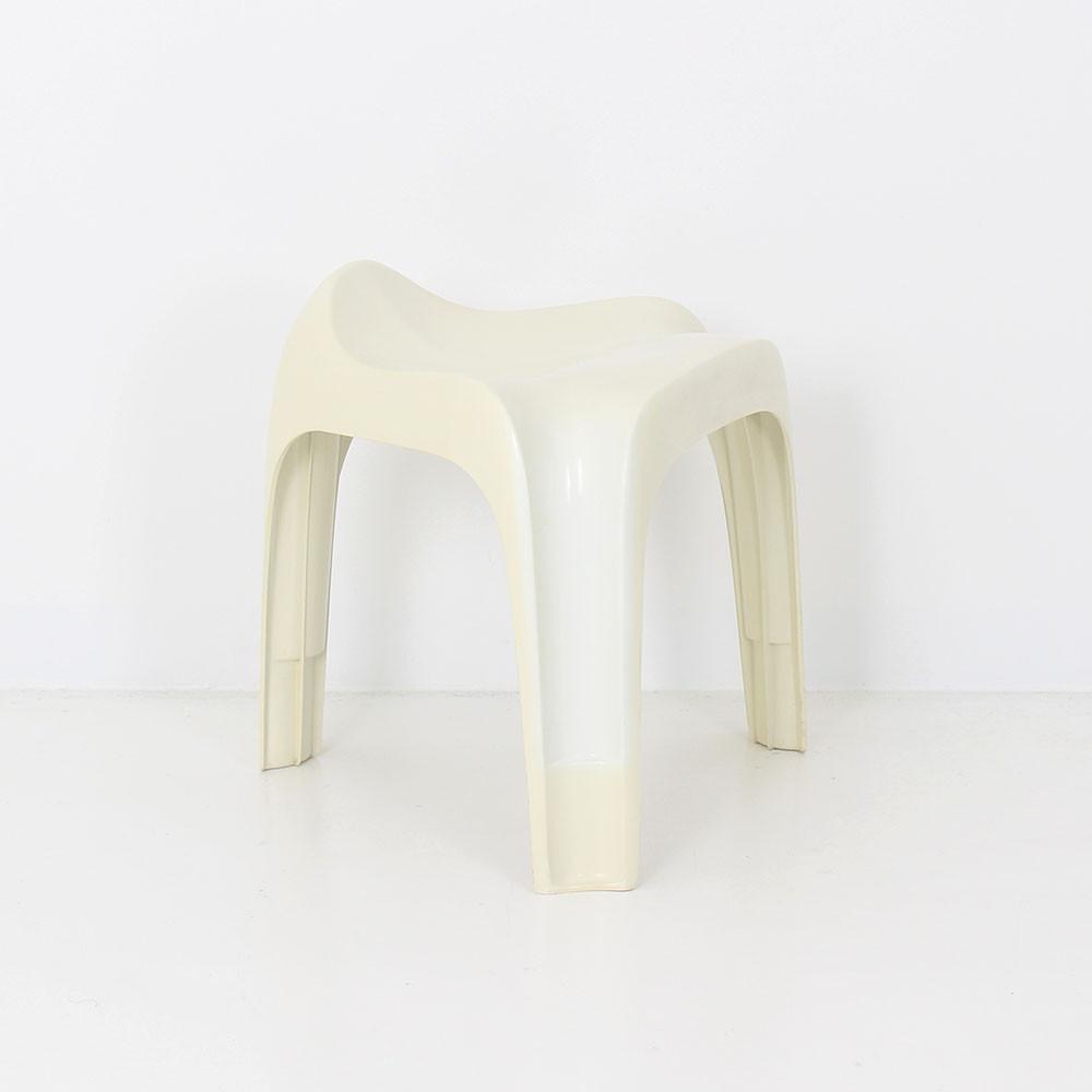 [중고] 독일 빈티지 카살라 카살리노의자 Casala Casalino white stool