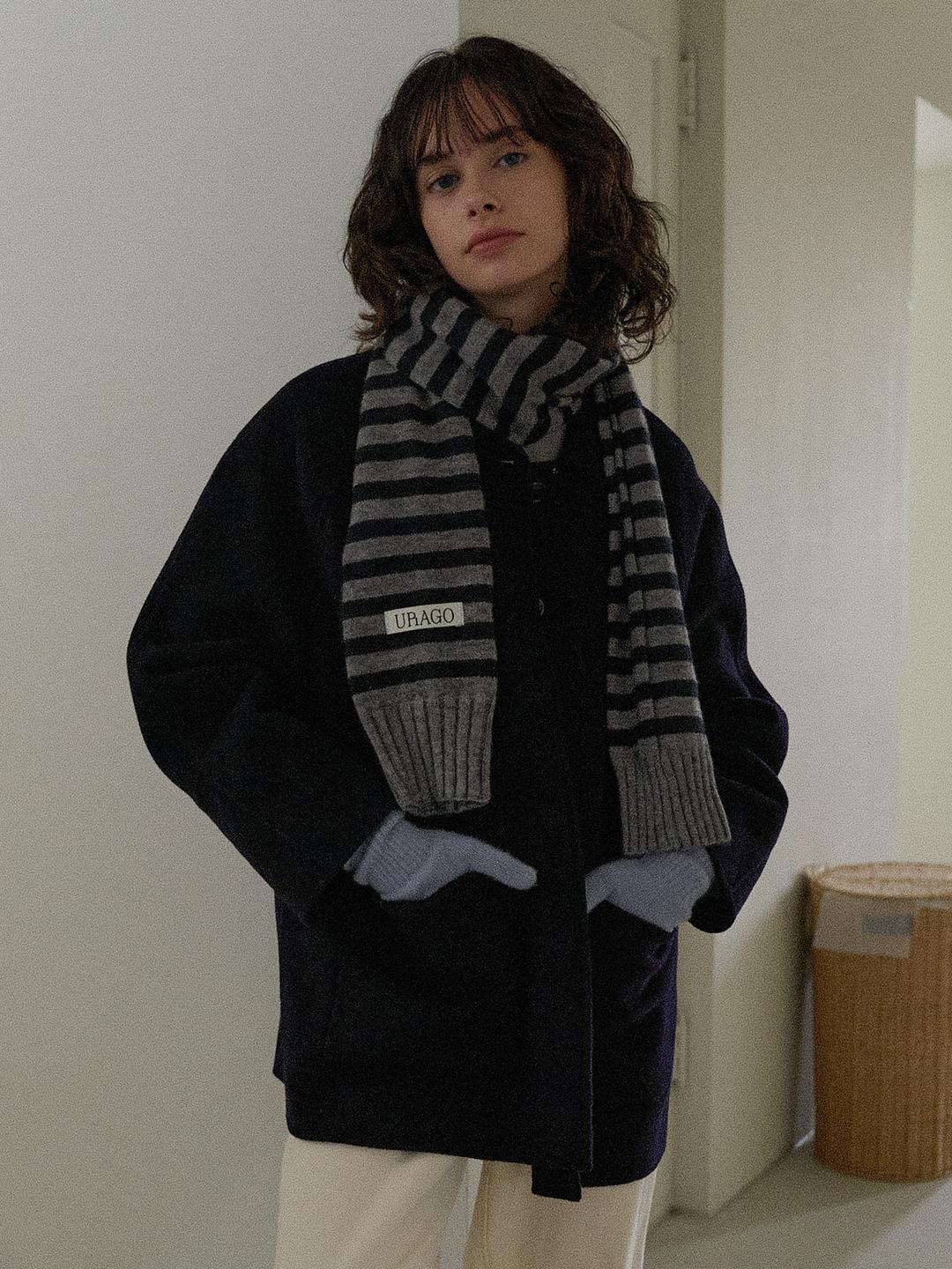 [예약배송] Wool Stripe Muffler