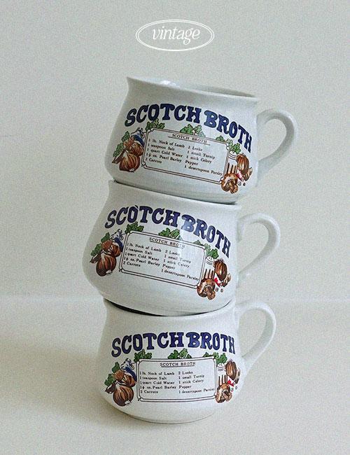 *vintage* 1970's Scotch Broth Soup Mugs