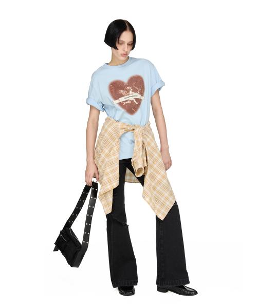 Cupid Overfit T-shirt, SKY BLUE