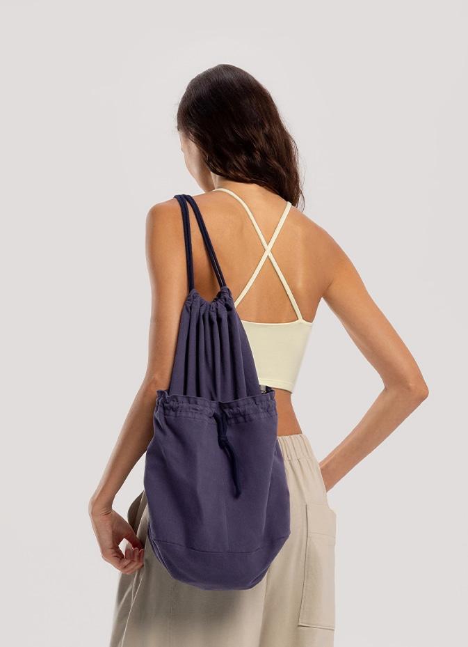 BM drawstring backpack_Navy