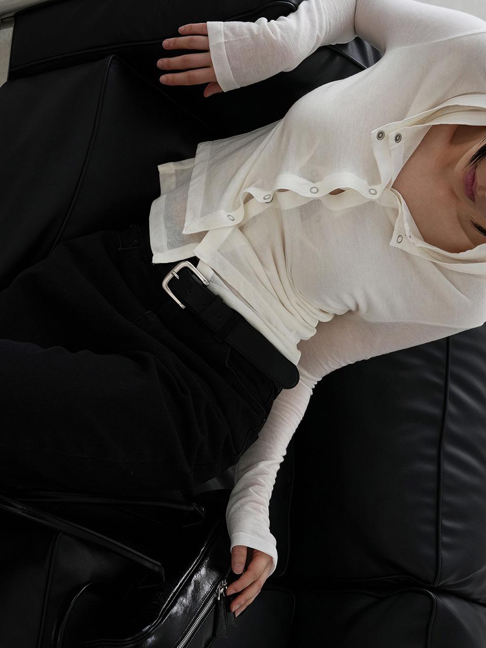 [made]울스냅더블가디건