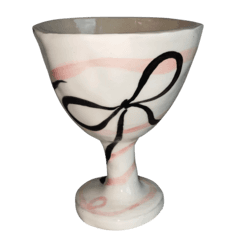 Black ribbon bowl