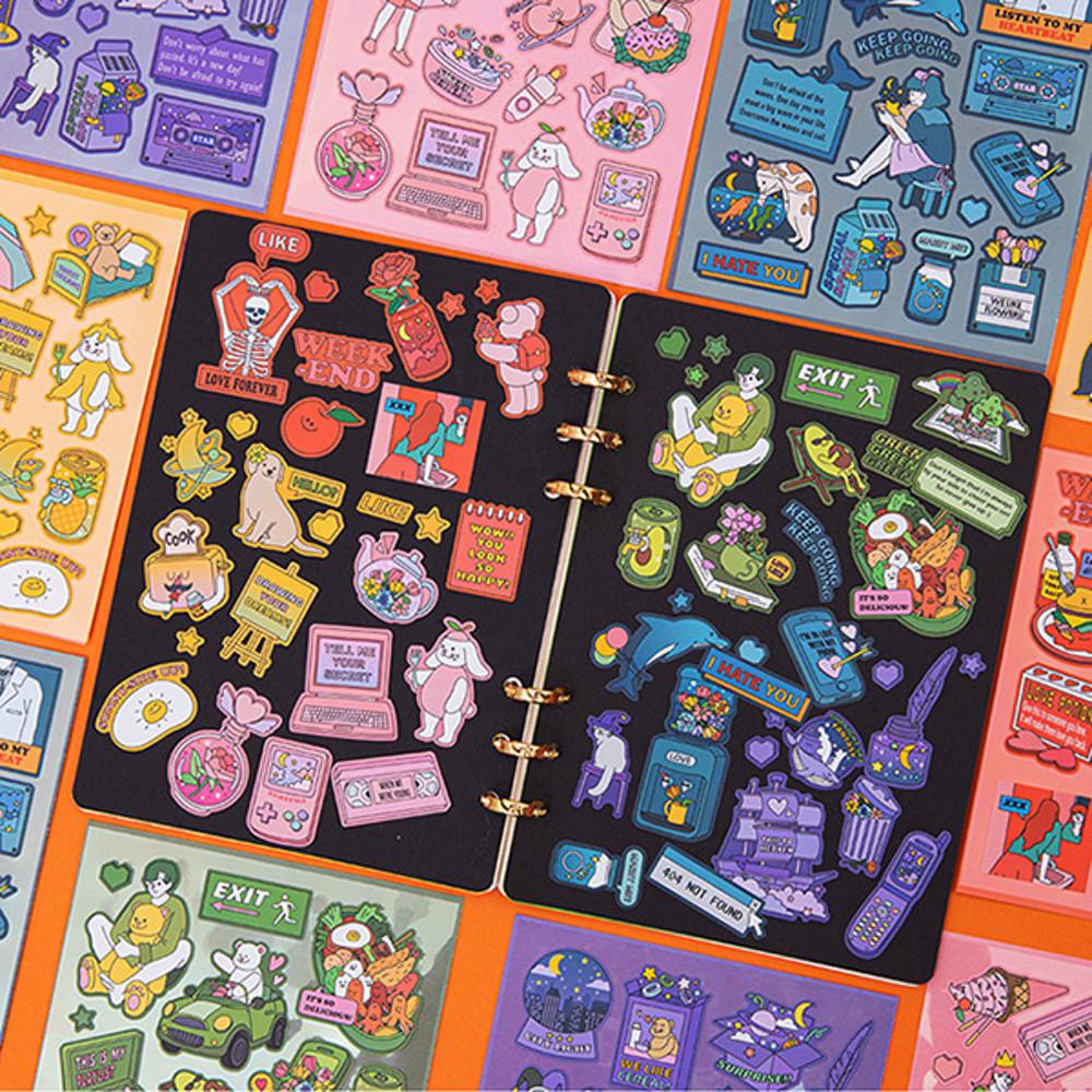 아르디움 컬러포인트 스티커 ver.4