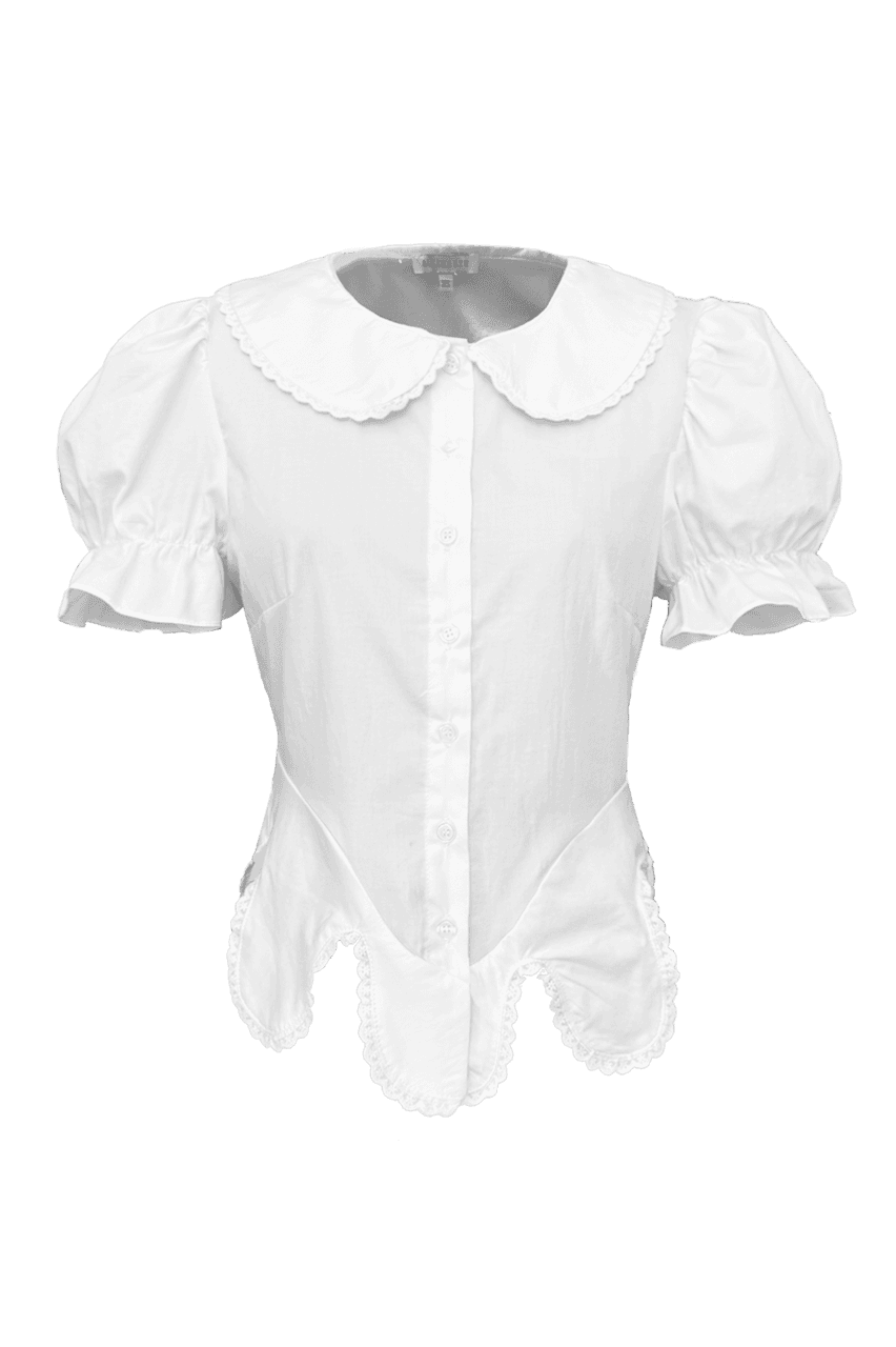 Runway • Petal Blouse - M / Milk