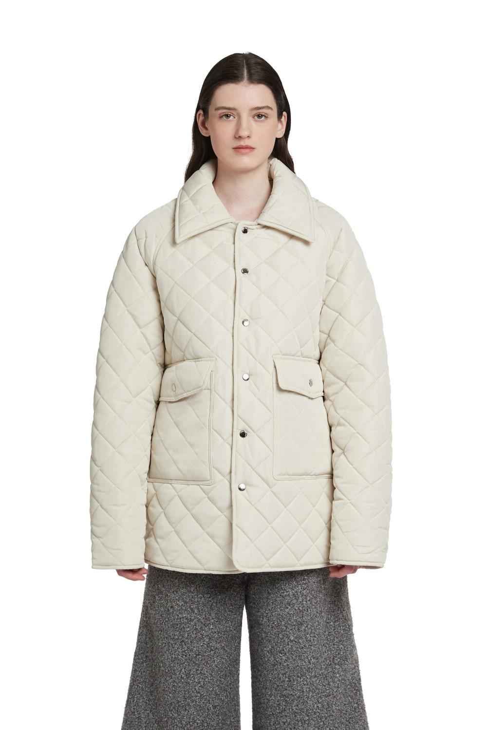 Collar Quilted Jacket