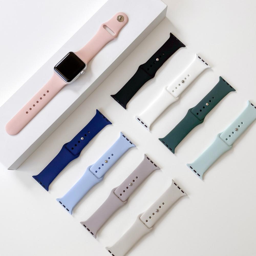 애플워치 7 se 6 실리콘 스트랩 밴드 줄질