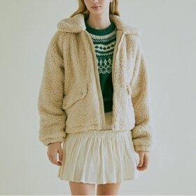 [후아유] 카라 플러시 점퍼 (WHJJC4T62F-T)