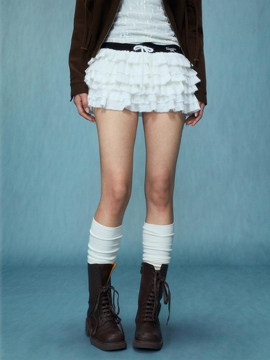Weekendhub Ruffle Gauze Tutu Skirt