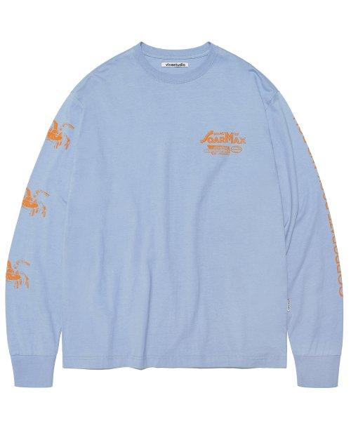 비바스튜디오(VIVASTUDIO)  SOAR MAX L/S TEE [LIGHT BLUE] - 사이즈 & 후기 | 무신사