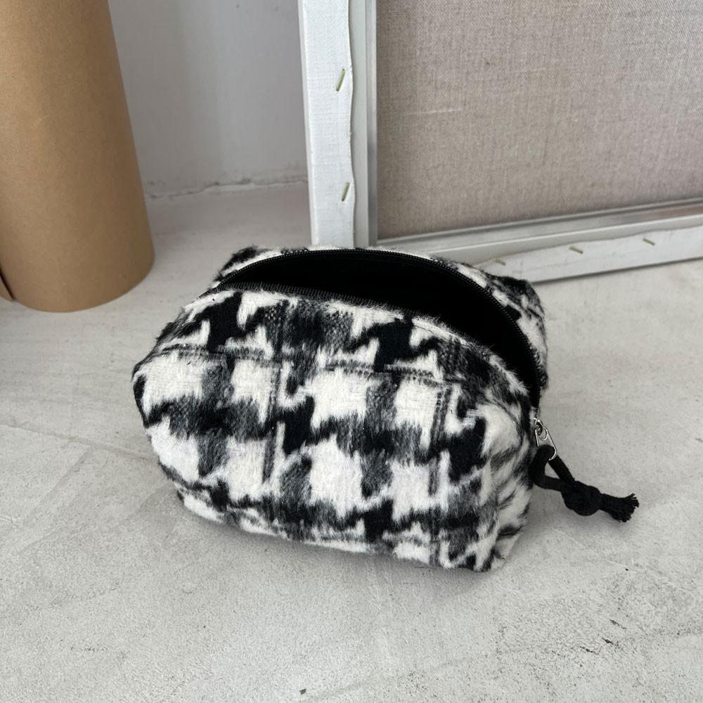 아르장 네모 파우치 - 오웬 블랙 / 화장품 파우치 데일리 파우치 / Argent square pouch - owen black