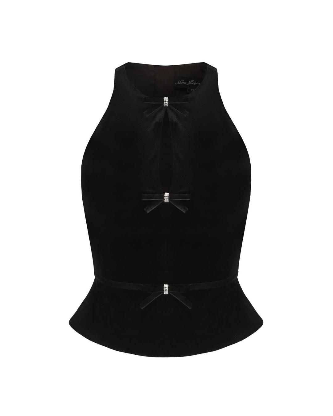 Estelle Velvet Top - Black / XS