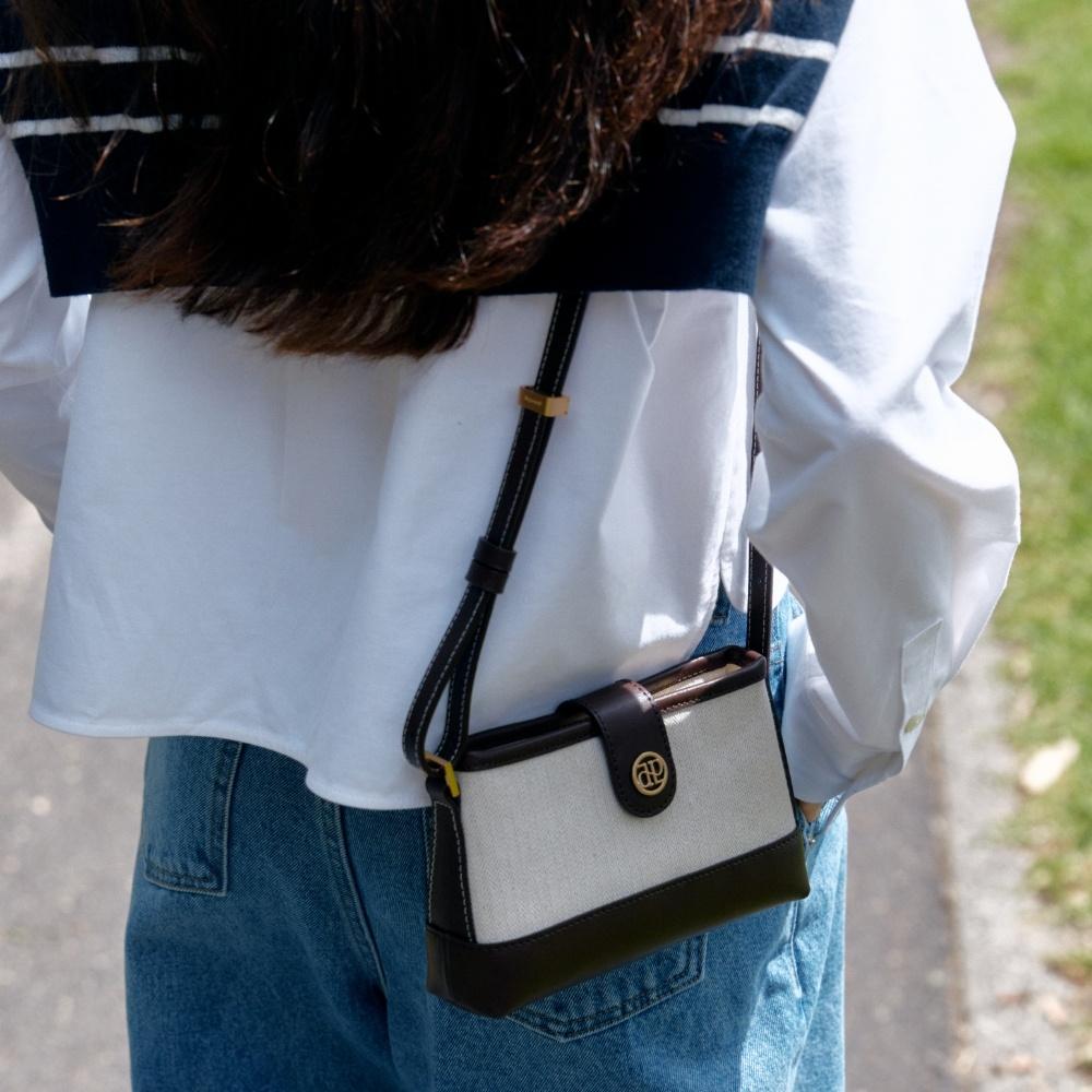town bag (mini-cross) - brown